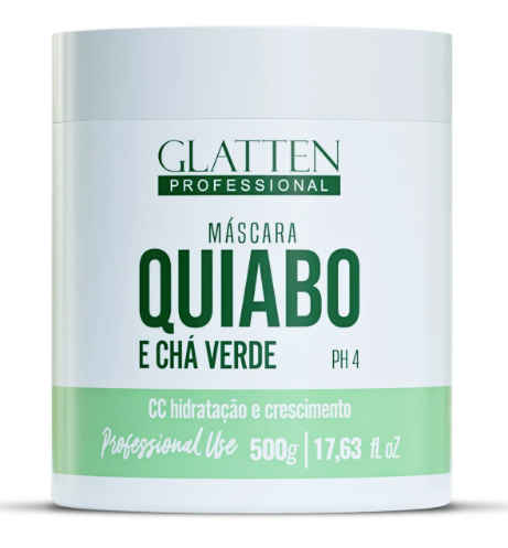 Máscara Quiabo e Chá Verde 500G - Glatten