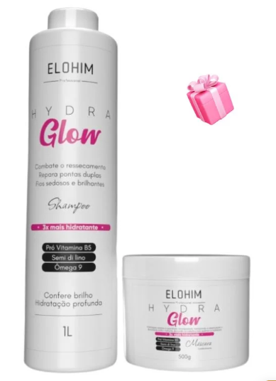 Kit Profissional Hydra Glow 2 Passos - Elohim Professional