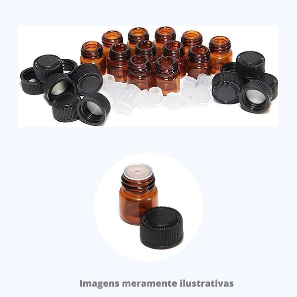 Frascos Âmbar Kit 1ml