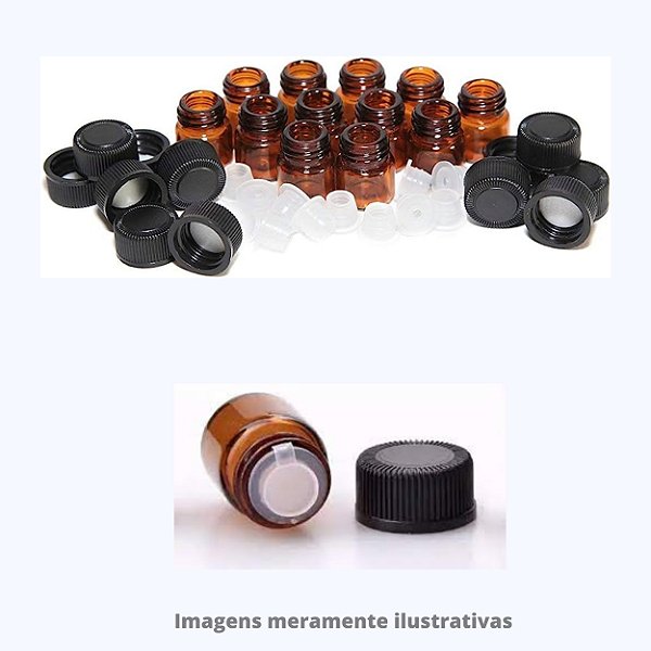 Kit Frascos Âmbar de 2 ml