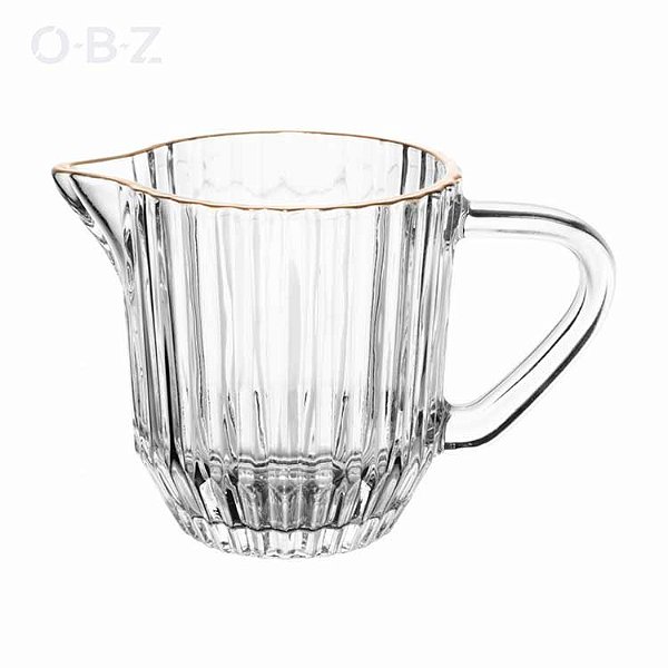 Leiteira Imperatriz Cristal com Fio Dourado