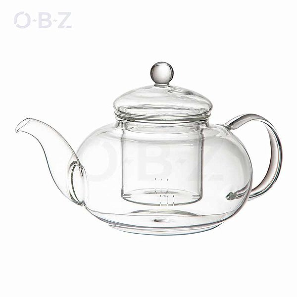 Chaleira Borosilicato com Infusor de Vidro Zahav 600ml