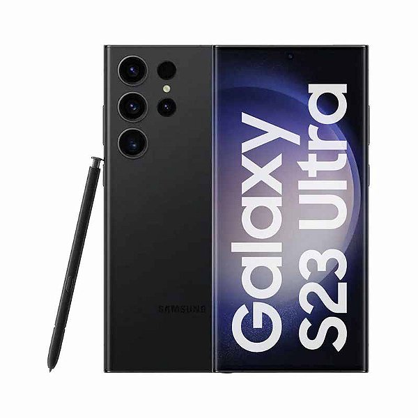 Samsung Galaxy S23 Ultra 256GB Preto 5G 12GB RAM 6,8” Câm. Quádrupla + Selfie 12MP - SHIP
