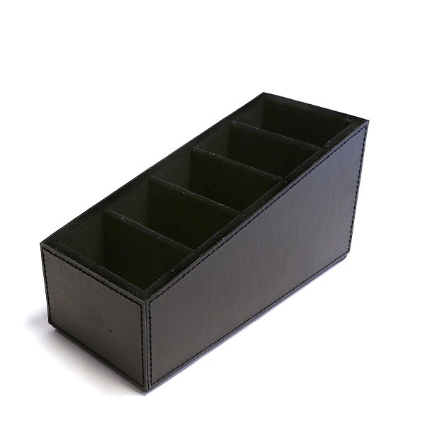 Porta Controle com 5 Divisórias - Preto