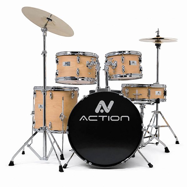 Bateria Turbo Action 22 - Madeira Clara