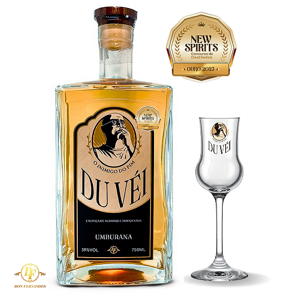 Cachaça Don Fernandes DU VÉI + Taça Alambic