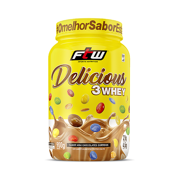 Delicious Whey 3W 900g - FTW