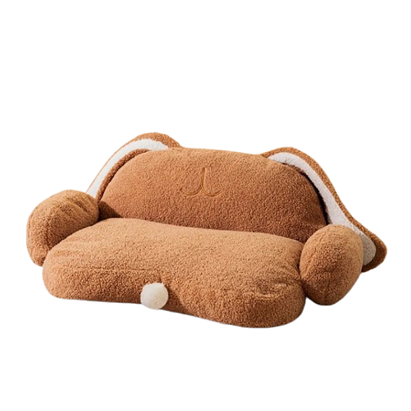 Puff Infantil Coelho em Pelúcia Carapinha