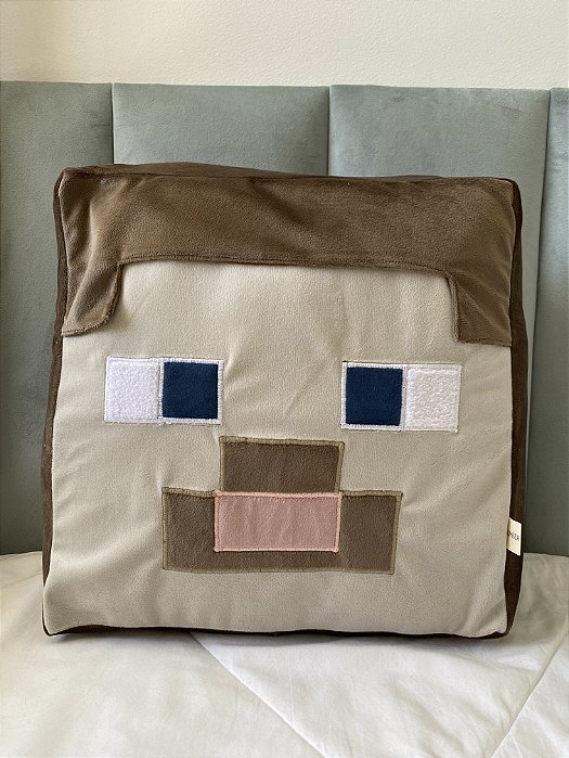 Almofada Minecraft Steve em Veludo