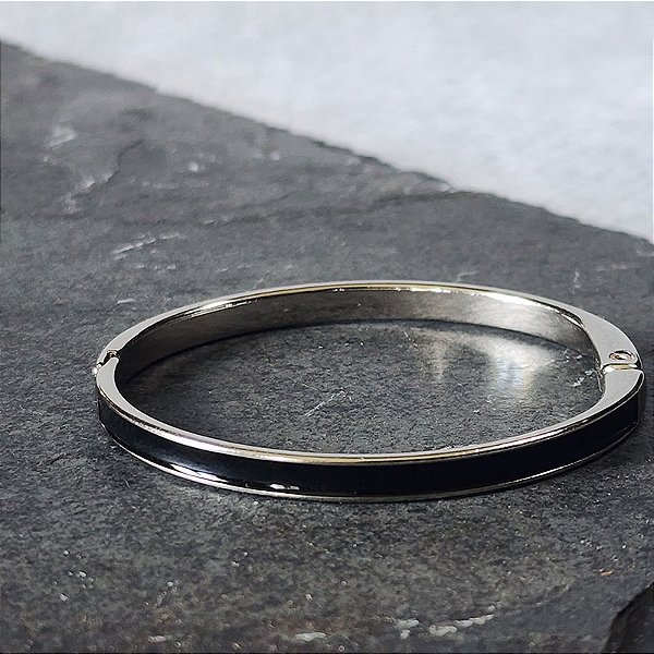 Bracelete Slim Prata Minimalista