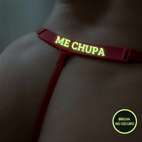 CALCINHA BRILHA NO ESCURO ME CHUPA