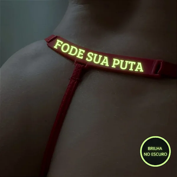 CALCINHA BRILHA NO ESCURO FODE SUA PUTA
