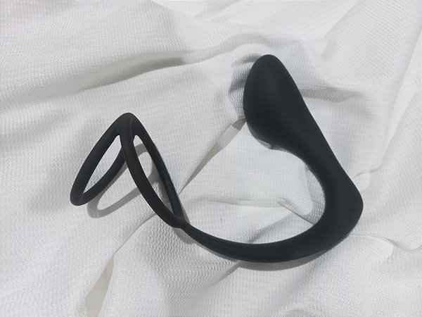 ESTIMULADOR DE PRÓSTATA COM ANEL PENIANO