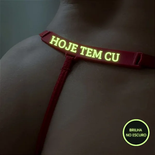 CALCINHA BRILHA NO ESCURO HOJE TEM CU