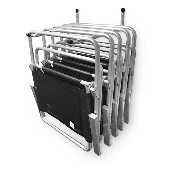 SUPORTE CADEIRA DE PRAIA FIXO ALUMINIO NATURAL - BITENFER