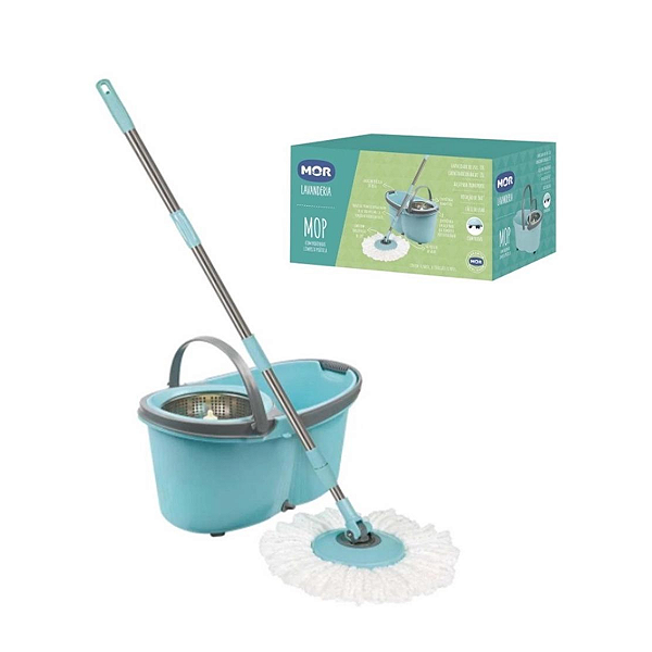 Mop Esfregão com Rodinhas - Mor