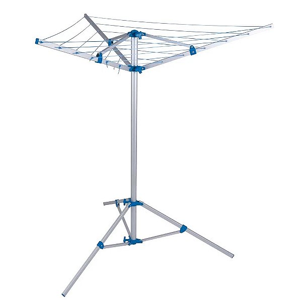 Varal De Roupas Parabolico Aluminio Leve 14 Mt 6 Cordas - MOR