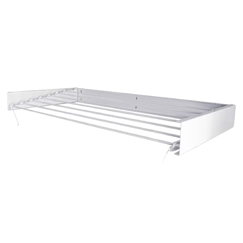 Varal Mágico 100 Cm 6 Varetas Apartamento Kitnets Aluminio