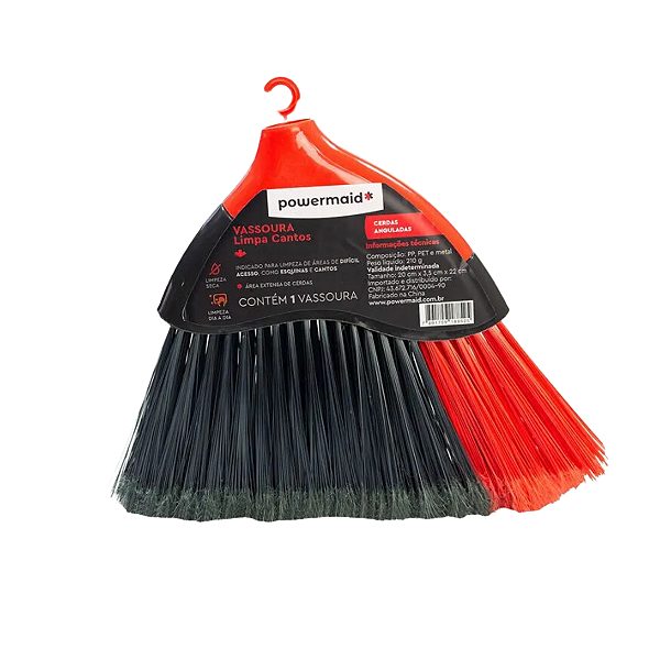 Vassoura Limpa Cantos - Powermaid