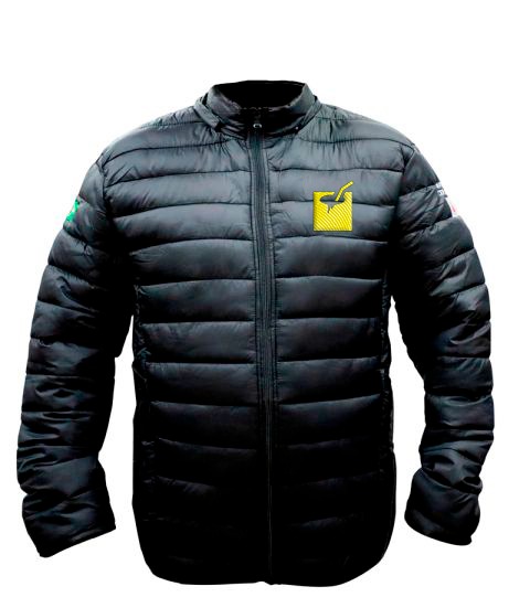 Jaqueta Puffer Coco Quadrado - Preta