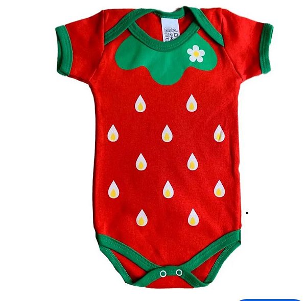 Body bebê morango