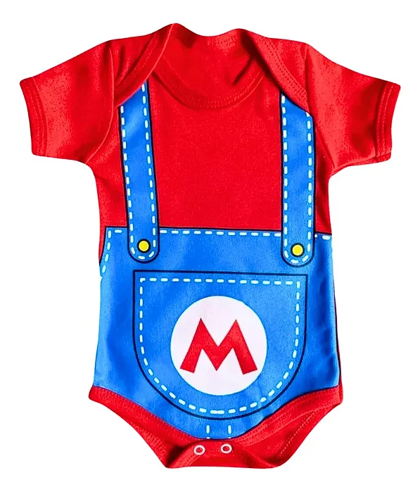 body de bebe super Mario bros