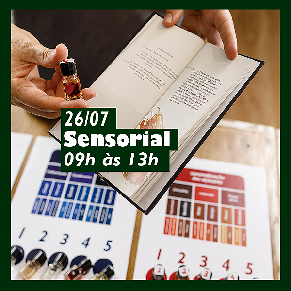 Curso Análise sensorial - 26 de Julho  - 9h às 13h