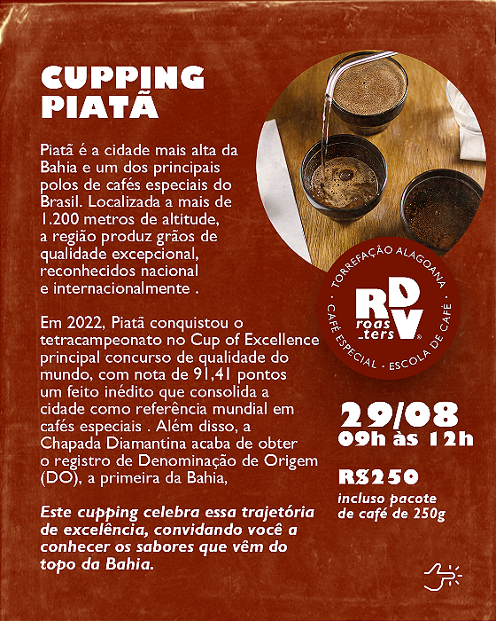Oficina de Cupping Piatã - 29 de Agosto