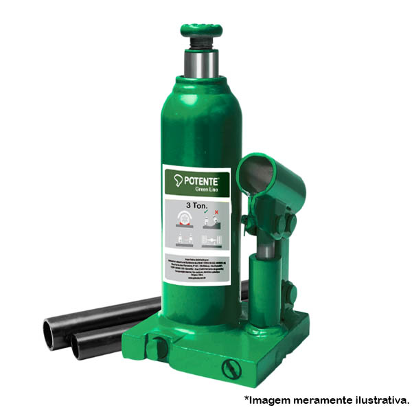 Macaco Hidráulico Garrafa Greenline – GAR03GL