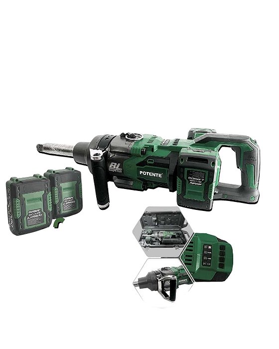 CHAVE DE IMPACTO 1" A BATERIA TIPO CANHAO 4000NM 20V/6AH