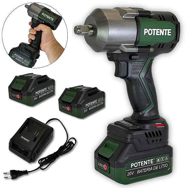 CHAVE DE IMPACTO 1/2" À BATERIA POTENTE BRASIL - CORD120004
