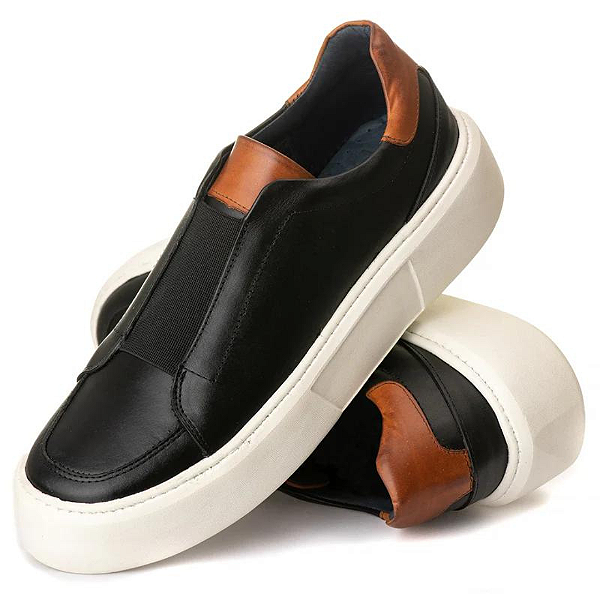 Tenis Casual Everest Confort Preto Castor