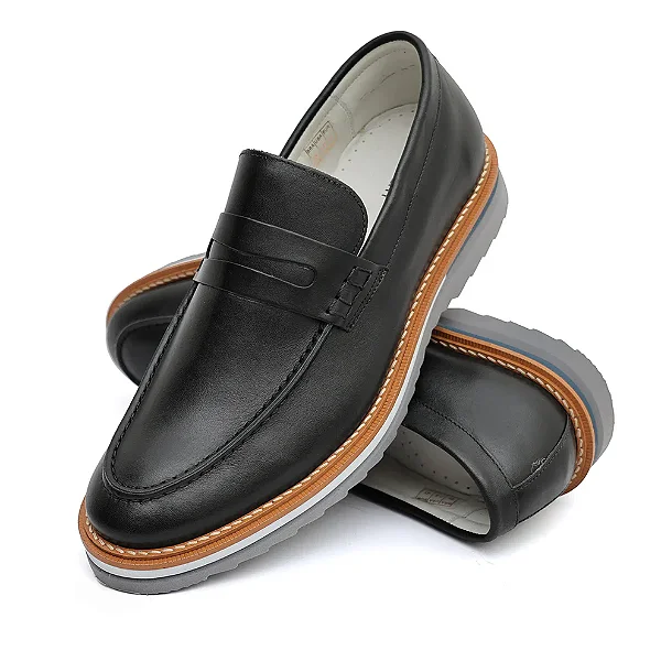 Sapato Loafer Preto Maldivas