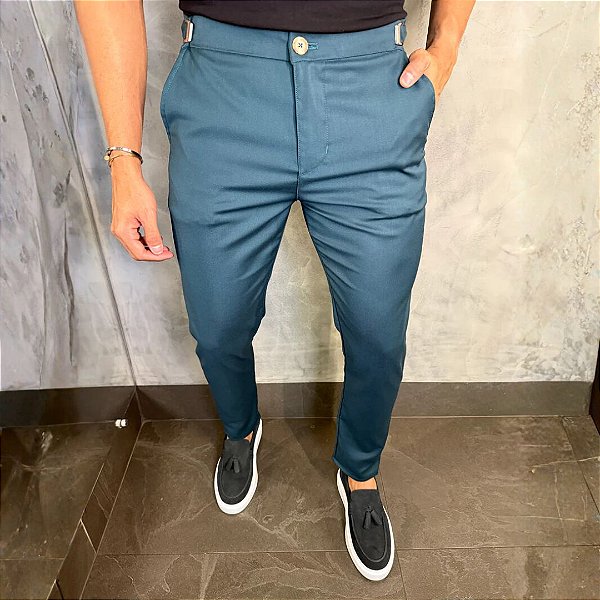 Calça Alfaiataria Firenze com ajuste Verde