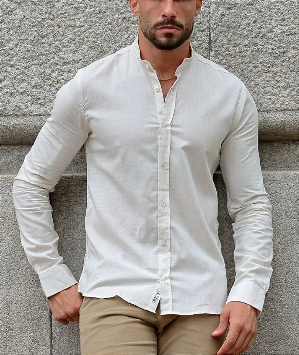 Camisa Eros Flame Bege Bono