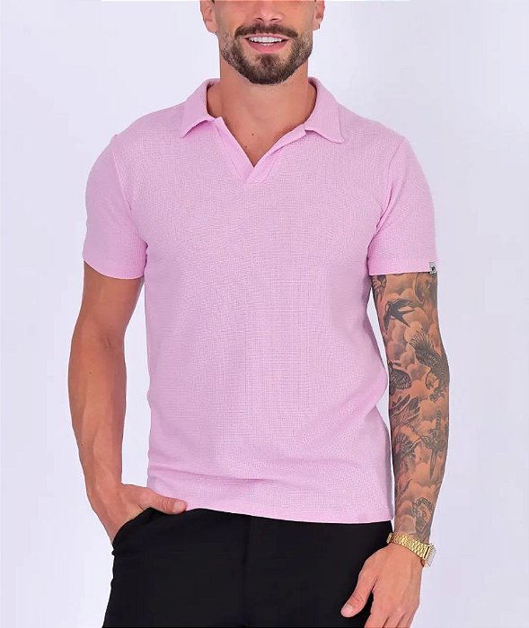 Polo Gola V Mumbai Rosa Claro