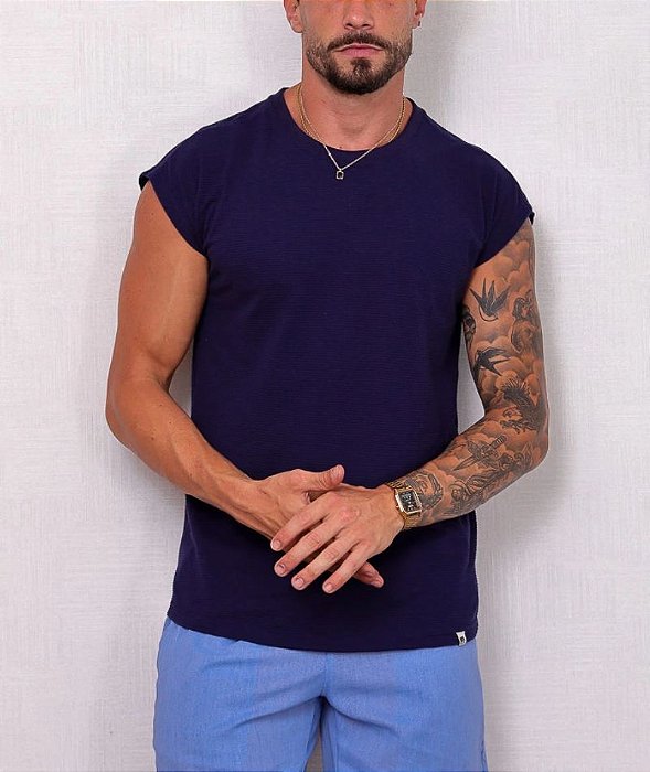 Regata Hélio Gola Azul Marinho