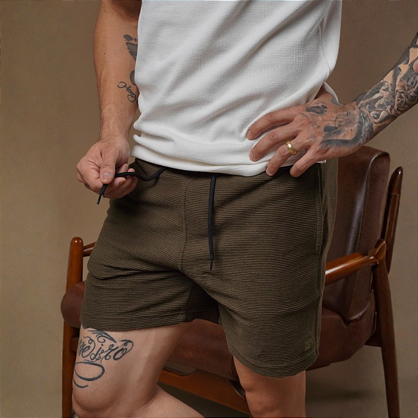 Bermuda Texture Verde militar