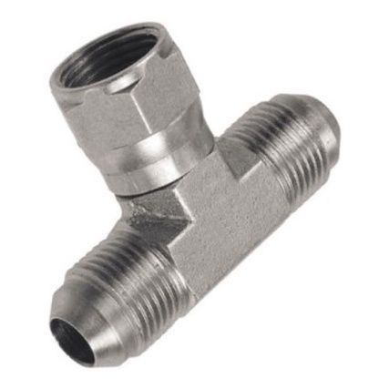 Tee Hidráulico Fêmea Giratória Central 9/16  Jic