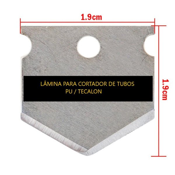 Lâmina Para Cortador DeTubo Pu Pa Pebd
