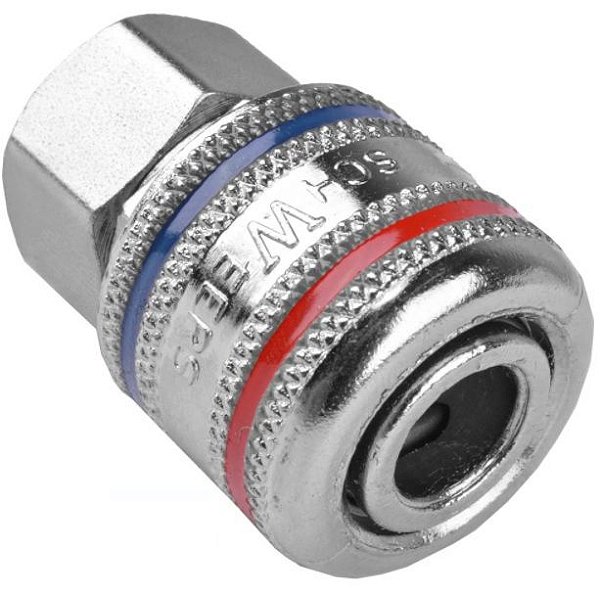 Engate Rápido Pneumático  1/4x Rosca Fêmea 1/4 Bsp