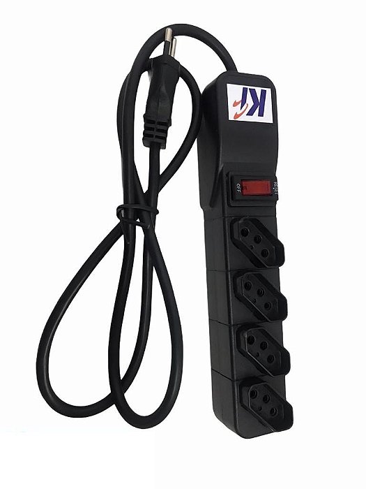 Filtro De Linha 4 Tomadas Circuit Breaker Cd