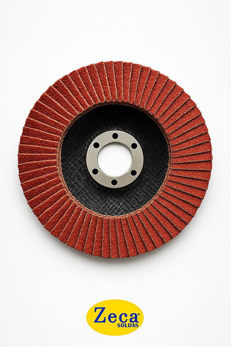 Flap Disc Cerâmico – Grão 40 – 4 ½” x 7/8” (115mm x 22,2mm)
