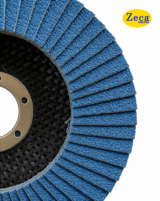 Flap Disc Zircônio – Grão 60 – 4 ½” x 7/8” (115mm x 22,2mm)