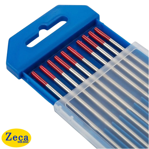 Eletrodo de Tungstênio Vermelho 3,2mm (Tório 2% - WT20)
