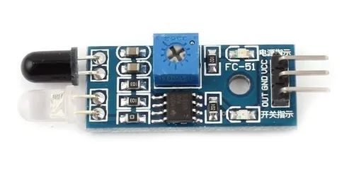 Sensor De Obstáculo Infravermelho/ Reflexão Lm393 P/ Arduino