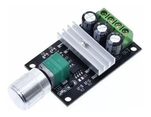 Controlador De Velocidade Motor Dc 6v 12v 24v 28v 3a Pwm 80w