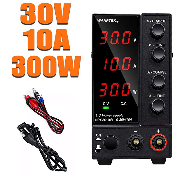 Fonte De Alimentação Bancada Ajst. 0-32v / 10a - Env. Imed