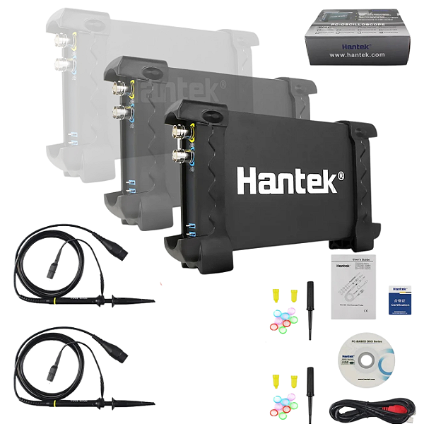 Osciloscópio Digital Hantek 6022be 20 Mhz Português