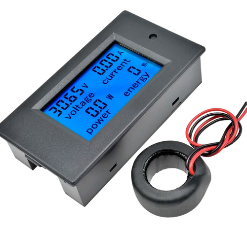 Medidor Digital Ac 80~260v Wattímetro Amperímetro Voltímetro